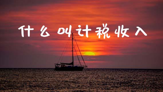 什么叫计税收入_https://cj002.lansai.wang_会计问答_第1张