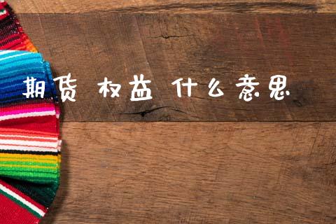期货 权益 什么意思_https://cj002.lansai.wang_金融问答_第1张