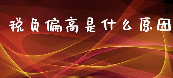 税负偏高是什么原因_https://cj002.lansai.wang_会计问答_第1张