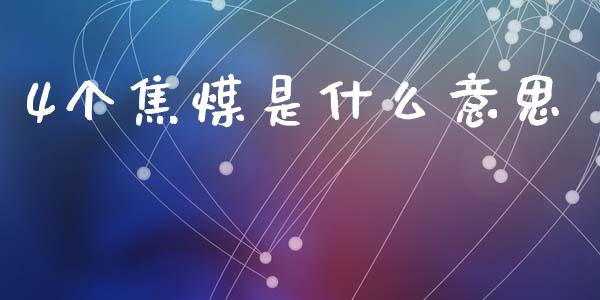 4个焦煤是什么意思_https://cj002.lansai.wang_会计问答_第1张
