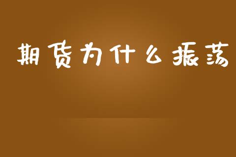期货为什么振荡_https://cj002.lansai.wang_会计问答_第1张