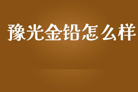 豫光金铅怎么样_https://cj002.lansai.wang_财经百问_第1张