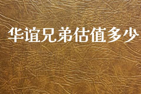 华谊兄弟估值多少_https://cj002.lansai.wang_金融问答_第1张