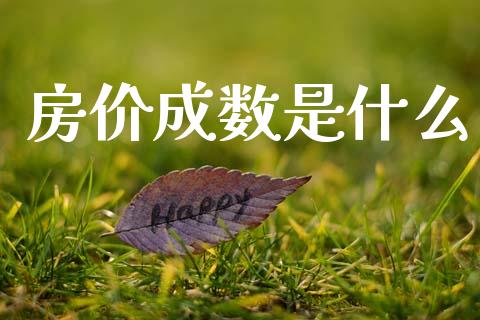 房价成数是什么_https://cj002.lansai.wang_财经问答_第1张
