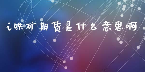 i铁矿期货是什么意思啊_财经问答_第1张_财经百问网 i铁矿期货是什么意思啊_https://cj002.lansai.wang_财经问答_第1张