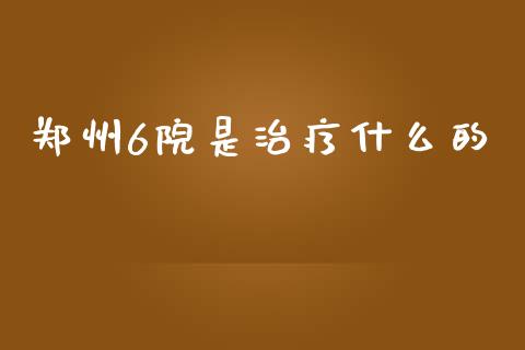 郑州6院是治疗什么的_https://cj002.lansai.wang_财经百问_第1张