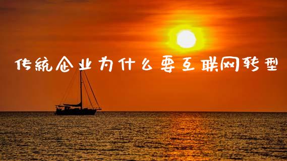 传统企业为什么要互联网转型_https://cj002.lansai.wang_财经问答_第1张