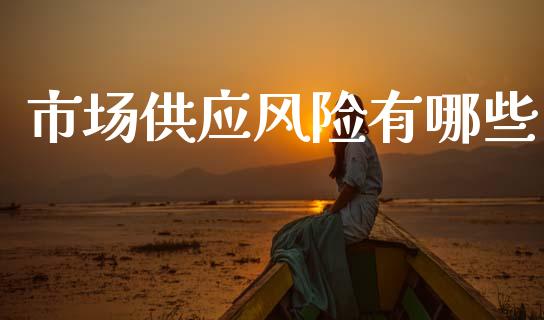 市场供应风险有哪些_https://cj002.lansai.wang_股市问答_第1张