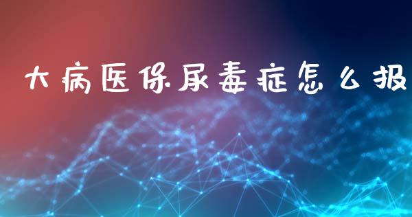 大病医保尿毒症怎么报_https://cj002.lansai.wang_保险问答_第1张
