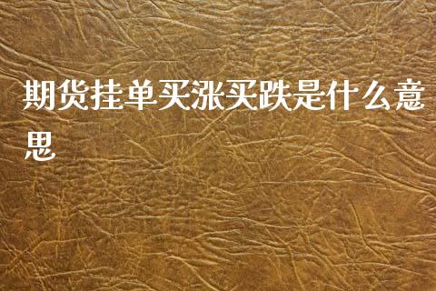 期货挂单买涨买跌是什么意思_股市问答_第1张_财经百问网 期货挂单买涨买跌是什么意思_https://cj002.lansai.wang_股市问答_第1张