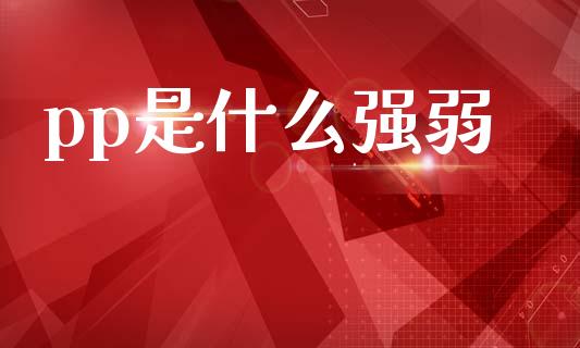 pp是什么强弱_https://cj002.lansai.wang_理财问答_第1张