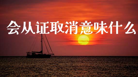 会从证取消意味什么_https://cj002.lansai.wang_会计问答_第1张