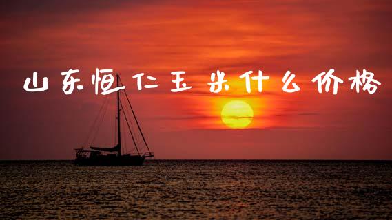 山东恒仁玉米什么价格_财经问答_第1张_财经百问网 山东恒仁玉米什么价格_https://cj002.lansai.wang_财经问答_第1张