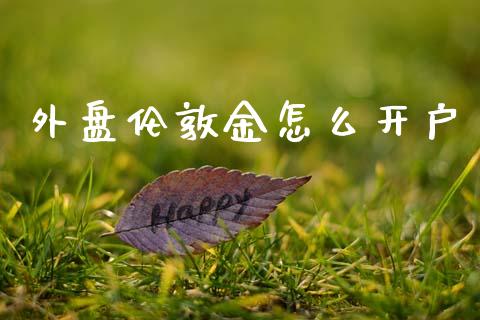 外盘伦敦金怎么开户_https://cj002.lansai.wang_股市问答_第1张