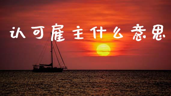 认可雇主什么意思_https://cj002.lansai.wang_会计问答_第1张
