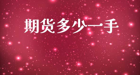 期货多少一手_https://cj002.lansai.wang_财经问答_第1张