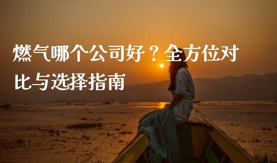 燃气哪个公司好？全方位对比与选择指南_https://cj002.lansai.wang_财经百问_第1张