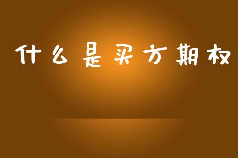 什么是买方期权_https://cj002.lansai.wang_会计问答_第1张