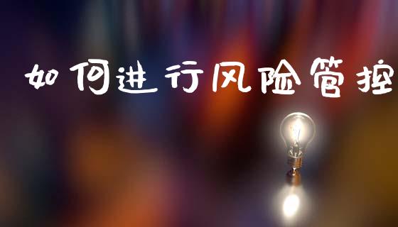 如何进行风险管控_https://cj002.lansai.wang_金融问答_第1张