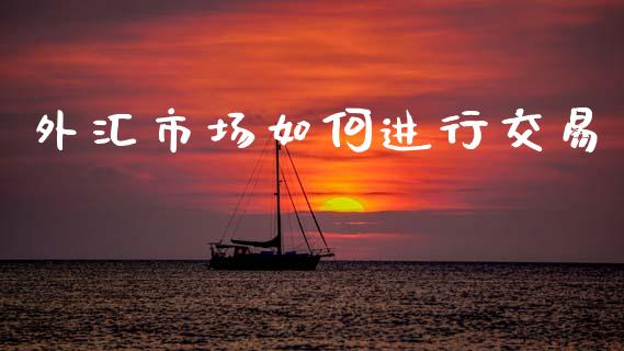 外汇市场如何进行交易_https://cj002.lansai.wang_财经问答_第1张