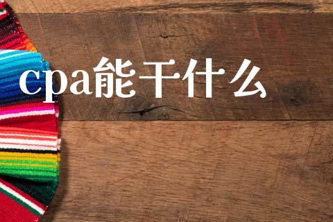 cpa能干什么_https://cj002.lansai.wang_会计问答_第1张