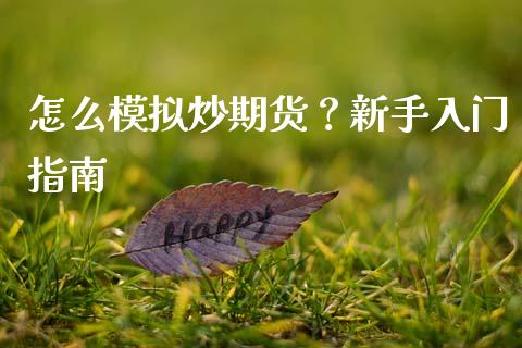 怎么模拟炒期货?新手入门指南_期货问答_第1张_财经百问网 怎么模拟炒期货?新手入门指南_https://cj002.lansai.wang_期货问答_第1张