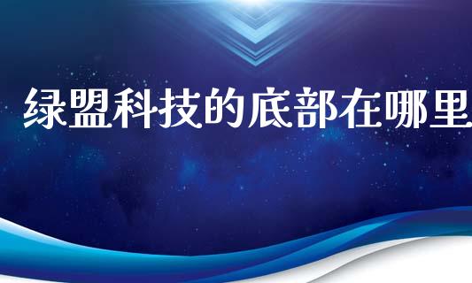 绿盟科技的底部在哪里_https://cj002.lansai.wang_股市问答_第1张