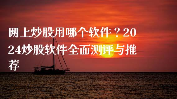 网上炒股用哪个软件？2024炒股软件全面测评与推荐_https://cj002.lansai.wang_会计问答_第1张