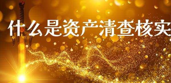 什么是资产清查核实_https://cj002.lansai.wang_会计问答_第1张