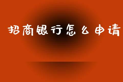 招商银行怎么申请_https://cj002.lansai.wang_金融问答_第1张