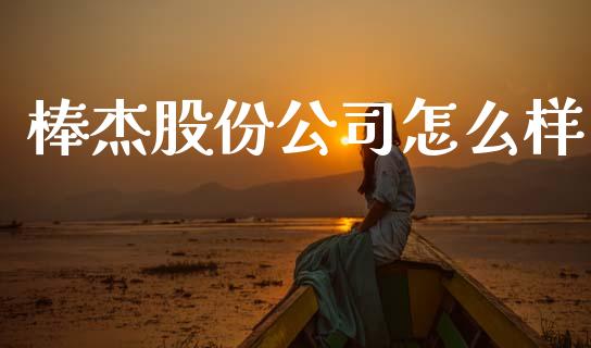 棒杰股份公司怎么样_https://cj002.lansai.wang_金融问答_第1张