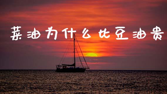 菜油为什么比豆油贵_https://cj002.lansai.wang_财经问答_第1张