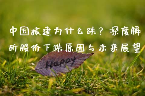 中国核建为什么跌？深度解析股价下跌原因与未来展望_https://cj002.lansai.wang_财经百问_第1张