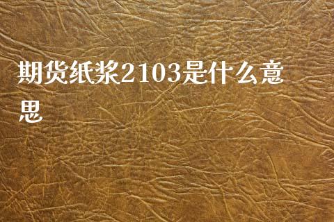期货纸浆2103是什么意思_保险问答_第1张_财经百问网 期货纸浆2103是什么意思_https://cj002.lansai.wang_保险问答_第1张