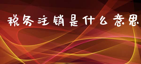 税务注销是什么意思_https://cj002.lansai.wang_会计问答_第1张