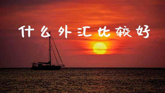 什么外汇比较好_https://cj002.lansai.wang_财经问答_第1张