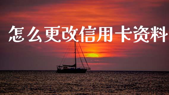 怎么更改信用卡资料_https://cj002.lansai.wang_金融问答_第1张