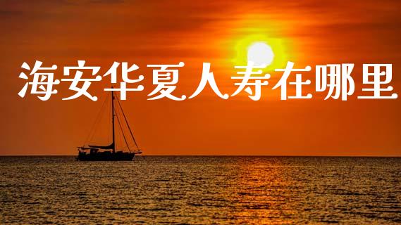 海安华夏人寿在哪里_https://cj002.lansai.wang_理财问答_第1张