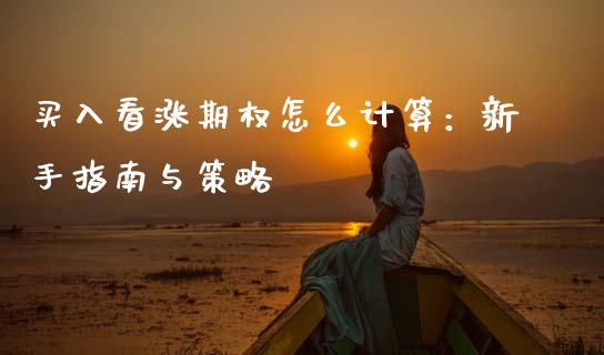 买入看涨期权怎么计算：新手指南与策略_https://cj002.lansai.wang_会计问答_第1张