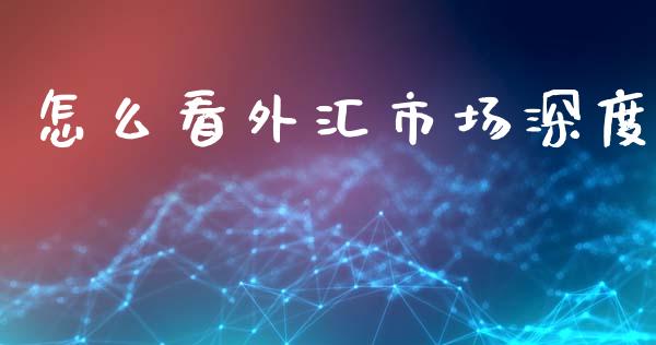 怎么看外汇市场深度_https://cj002.lansai.wang_财经问答_第1张