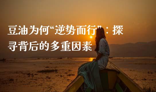 豆油为何“逆势而行”：探寻背后的多重因素_https://cj002.lansai.wang_财经问答_第1张