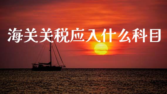 海关关税应入什么科目_https://cj002.lansai.wang_会计问答_第1张