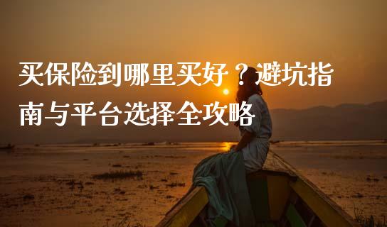 买保险到哪里买好？避坑指南与平台选择全攻略_https://cj002.lansai.wang_会计问答_第1张
