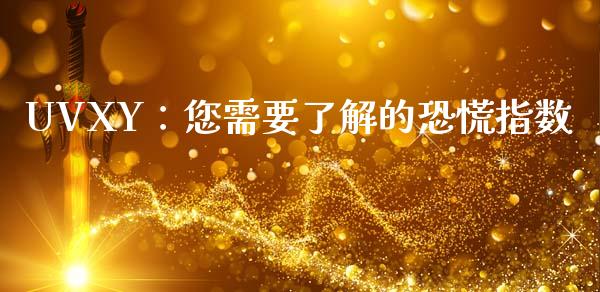 UVXY：您需要了解的恐慌指数_https://cj002.lansai.wang_财经百问_第1张