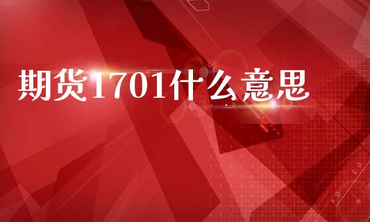 期货1701什么意思_https://cj002.lansai.wang_期货问答_第1张