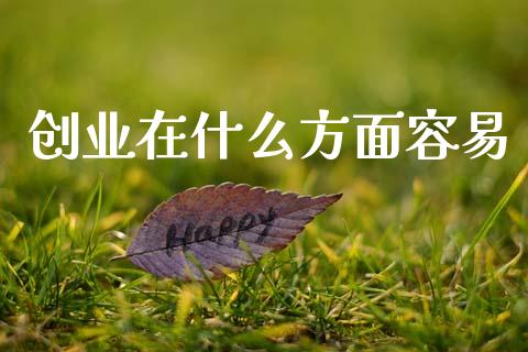 创业在什么方面容易_https://cj002.lansai.wang_财经百问_第1张