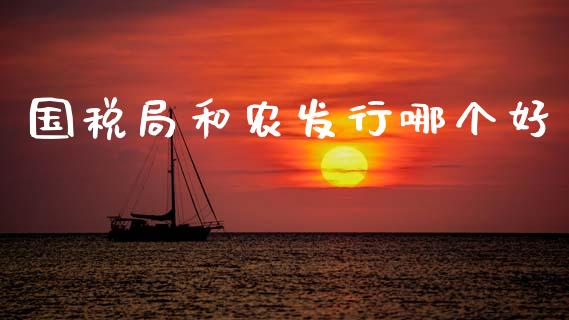 国税局和农发行哪个好_https://cj002.lansai.wang_理财问答_第1张
