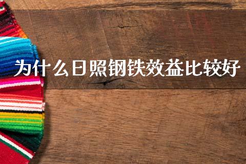 为什么日照钢铁效益比较好_https://cj002.lansai.wang_理财问答_第1张