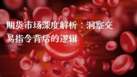 期货市场深度解析：洞察交易指令背后的逻辑_https://cj002.lansai.wang_股市问答_第1张