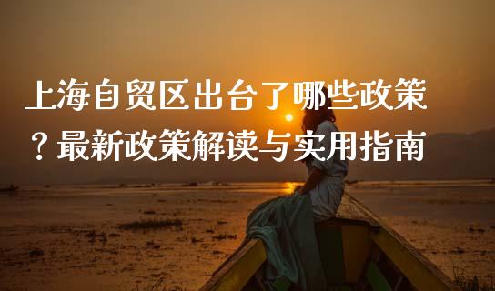 上海自贸区出台了哪些政策？最新政策解读与实用指南_https://cj002.lansai.wang_期货问答_第1张